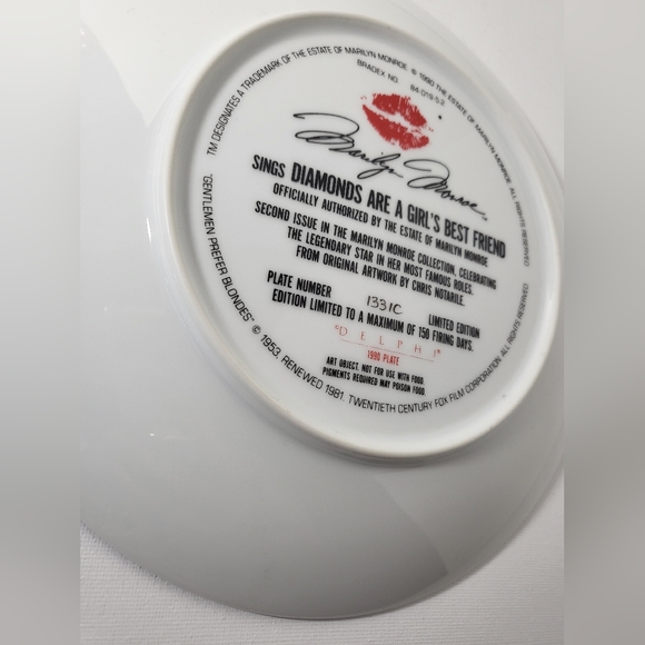 🛍️ | MARILYN MONROE - Diamonds Are A Girl's Best Friend - 1990 Vintage - Picture 5 of 6